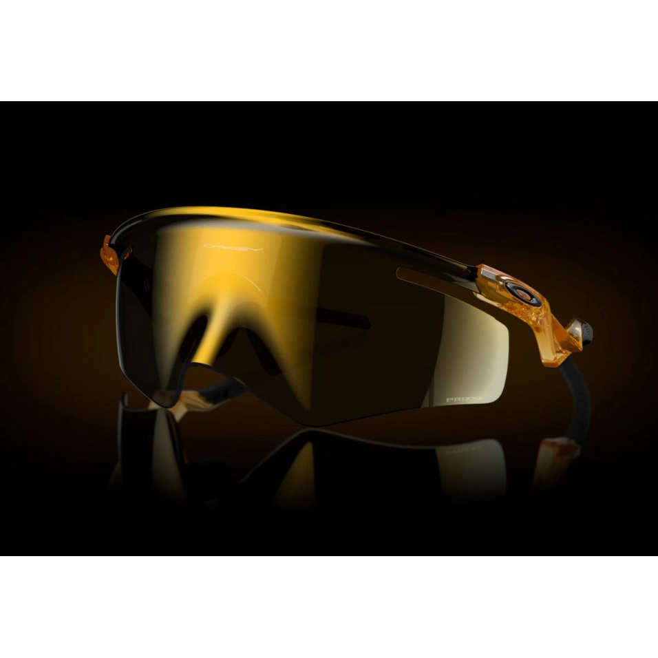 Occhiali Oakley QNTM Kato trasparenti Light Curry/ Prizm 24k