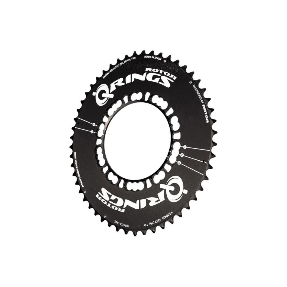Plato Rotor Q BCD110X5 Outer Aero  Negro