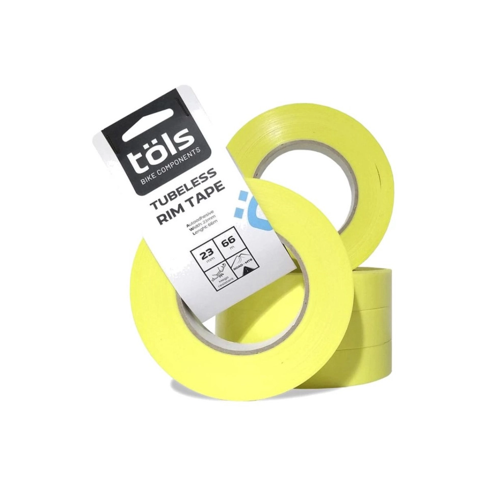 Nastro Tubeless Tols Nastro per cerchioni 23 mm x 66 m