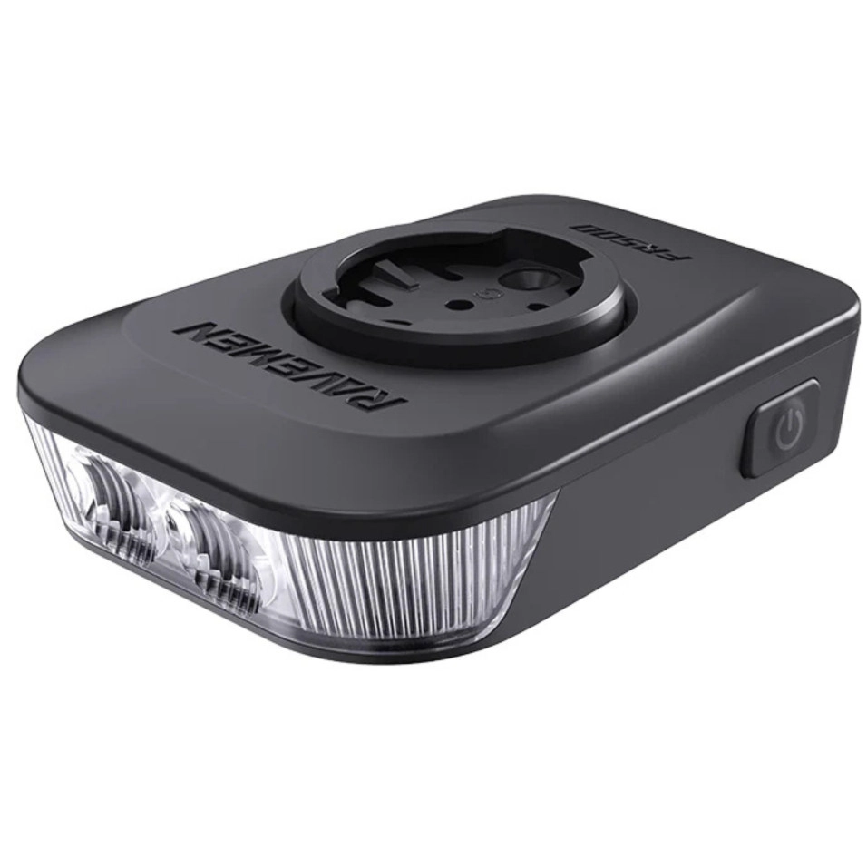 Luz Delantera Ravemen FR500 Compatible Garmin / Wahoo Única Negro