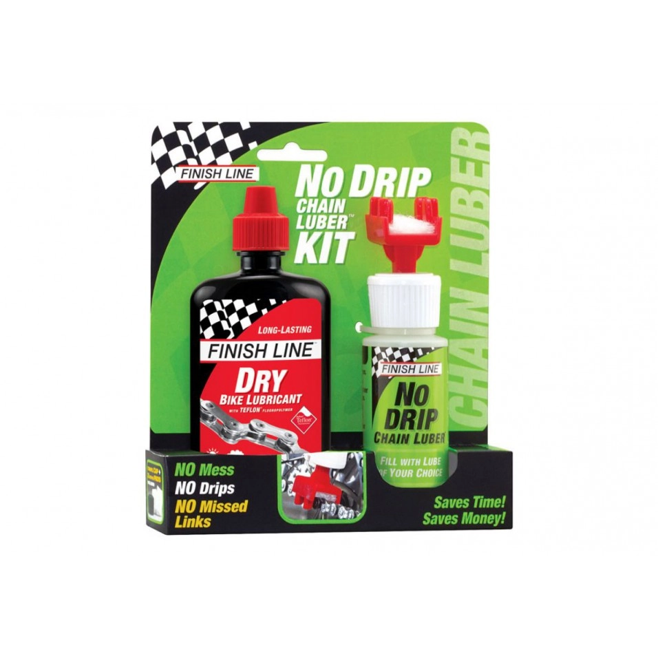 Kit Finish Line con applicatore antigoccia + lubrificante Dry Teflon da 4oz.