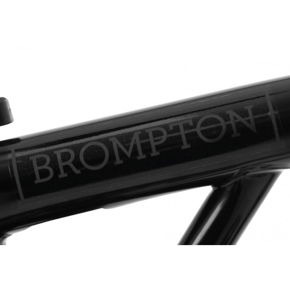 Brompton Rahmenaufkleber Black Edition glänzend