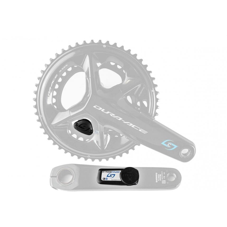 Pédalier Stages Power LR - Shimano Dura-Ace R9200 - 165 mm