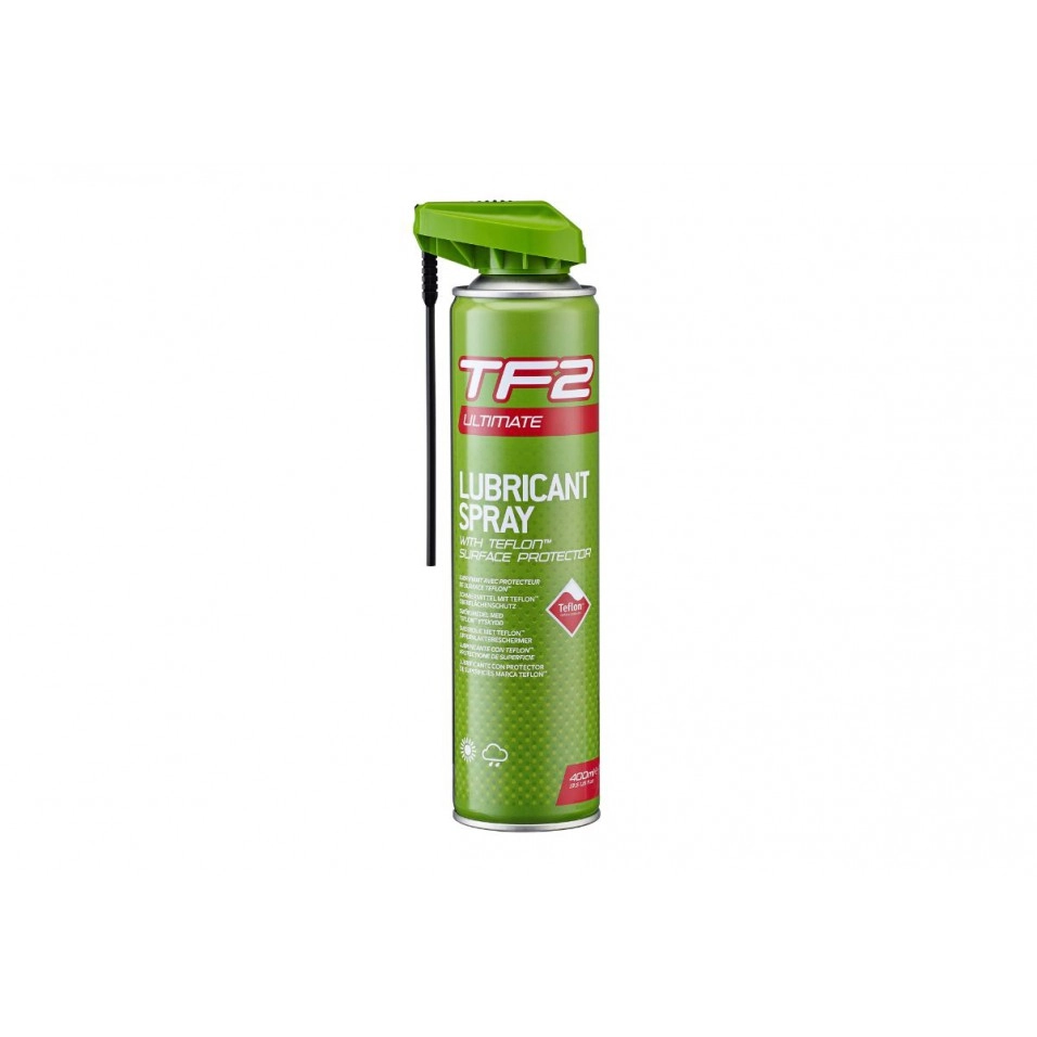 Weldtite Bicycle TF2 Ultimate Lubricant Spray Teflon Surface Protector 400ML