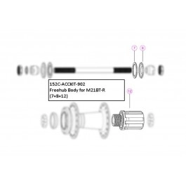 Corps de roue libre Nucleo...