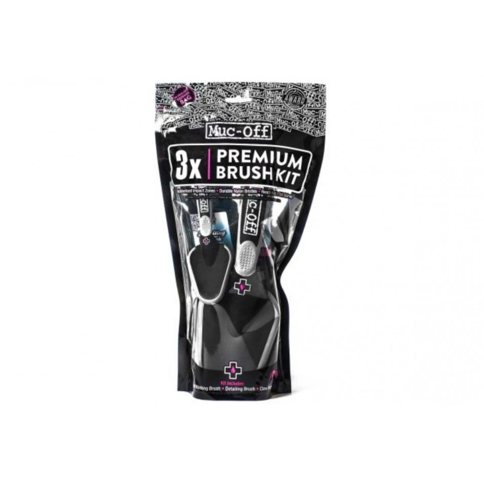 Kit de 3 pinceaux Muc-Off Premium