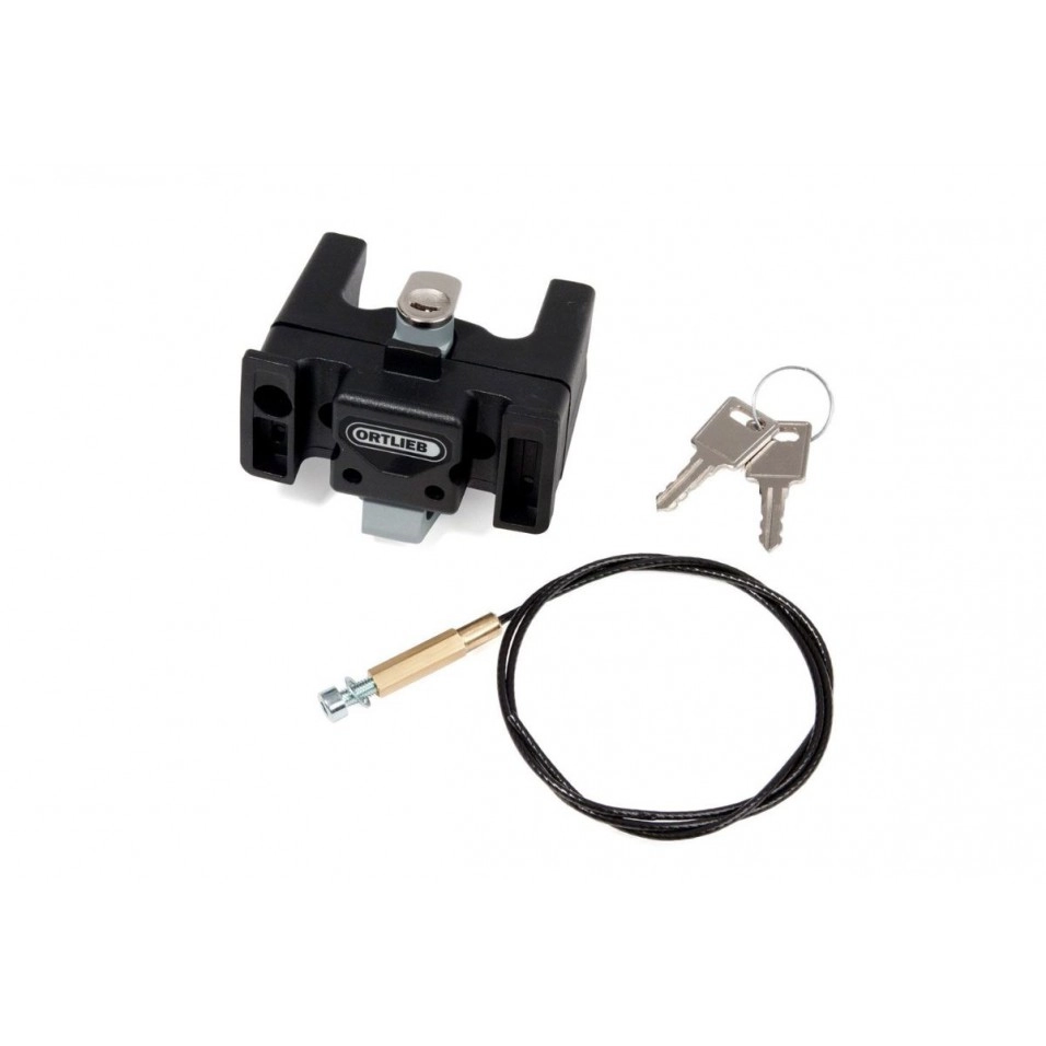 Kit anclaje para manillar Ortlieb con bloqueo