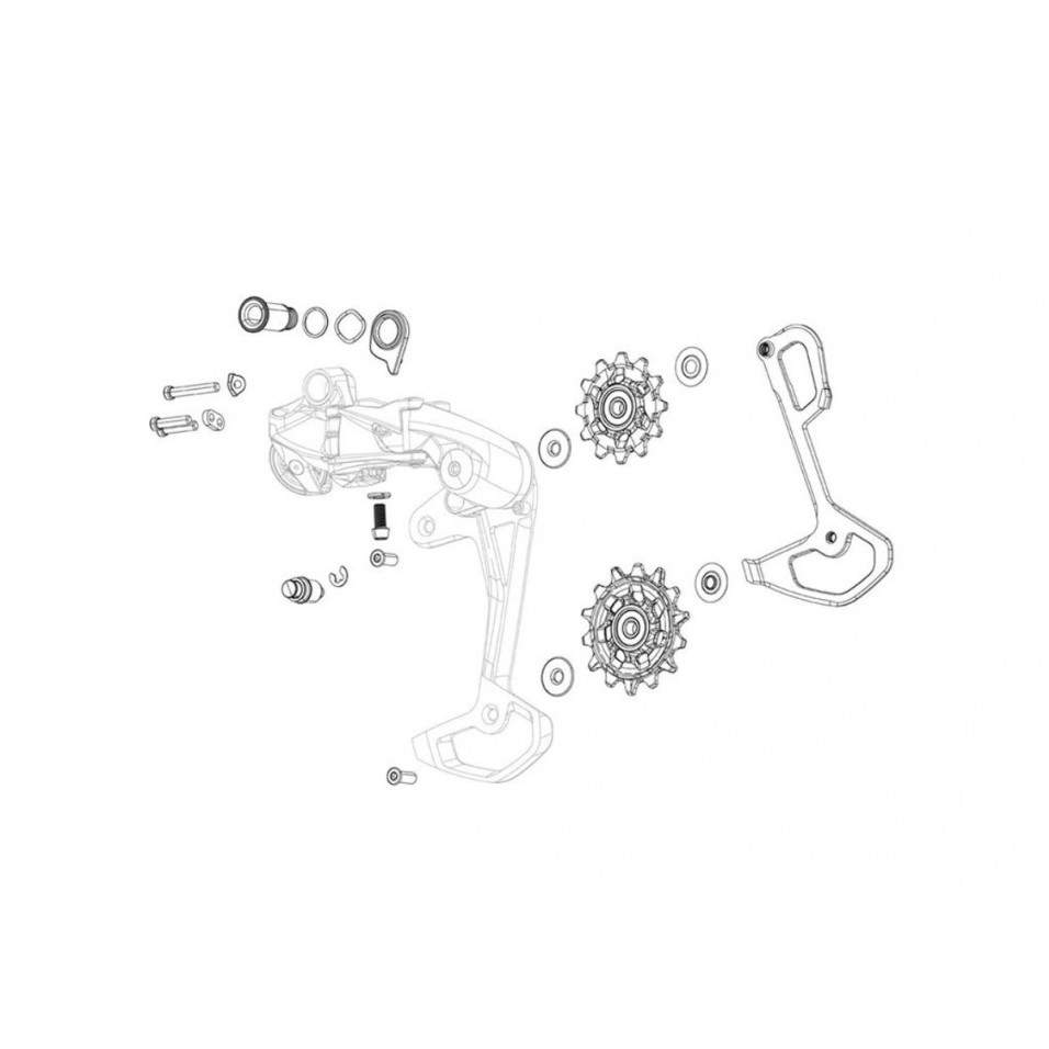 Coffret/Réas Complets Sram GX Eagle AXS T-Type
