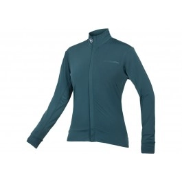Maillot De Cyclisme Femme Endura Xtract Roubaix Manches Longues - Tissu Thermique - Fermeture Éclair Complète - 3 Poches Arrière
