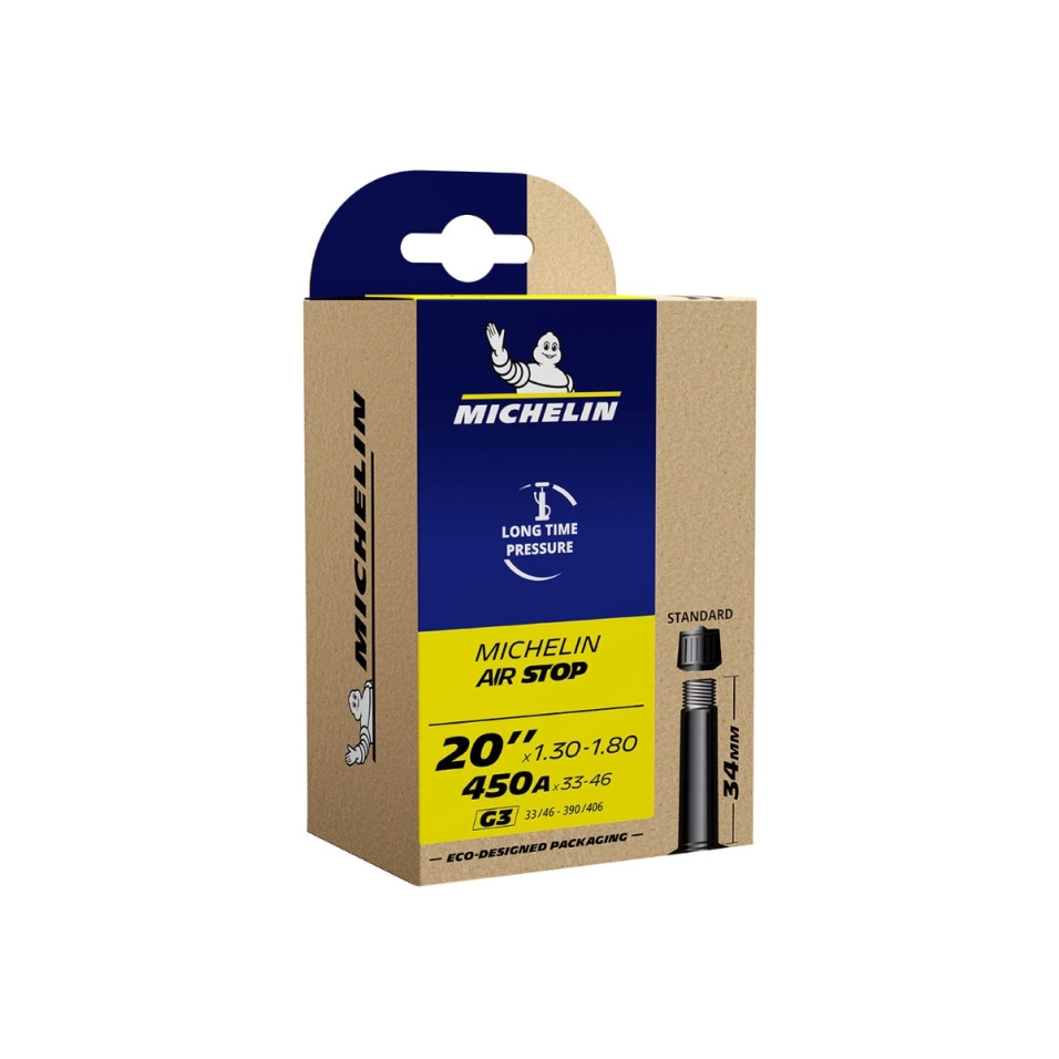 Camara Michelin Airstop G3 20 Schrader 34mm