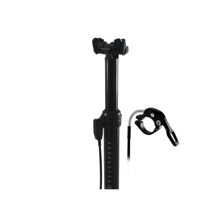 Tige de selle télescopique Tranz-X 27.2x350mm débattement externe de 85 mm