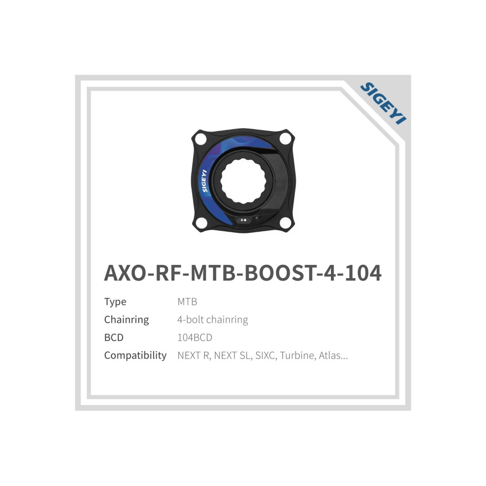 Potenciómetro Sigeyi Axo RaceFace MTB 4 104BCD
Il s'agit d'un potentiomètre pour vélo de montagne (MTB) de la marque Sigeyi Axo