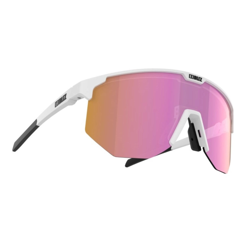 Lunettes Bliz Hero Matt Blanc/Marron avec Rose Multi