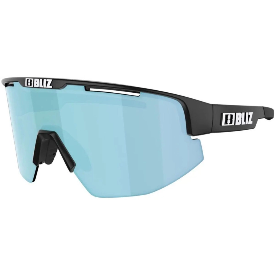 Brille Bliz Matrix Matte Black/Smoke mit Ice Blue Multi