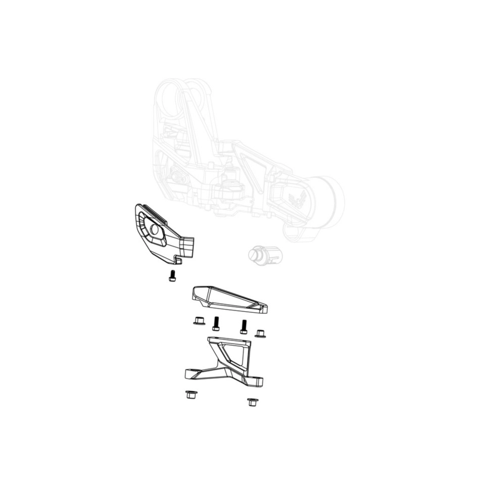 Kit protezione deragliatore Sram Eagle XX SL AXS tipo T