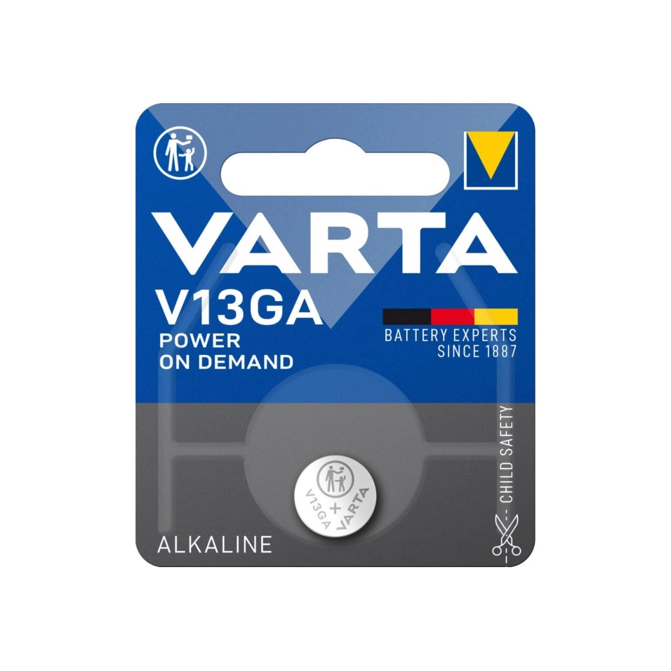 Pila De Boton Varta V13GA/LR44 (1Un)