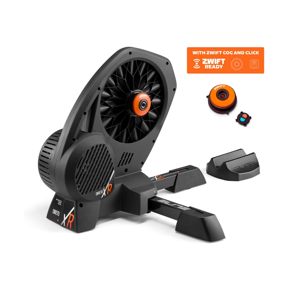 Elite Direto-XR Roller mit Zwift-Zahnrad und Klick