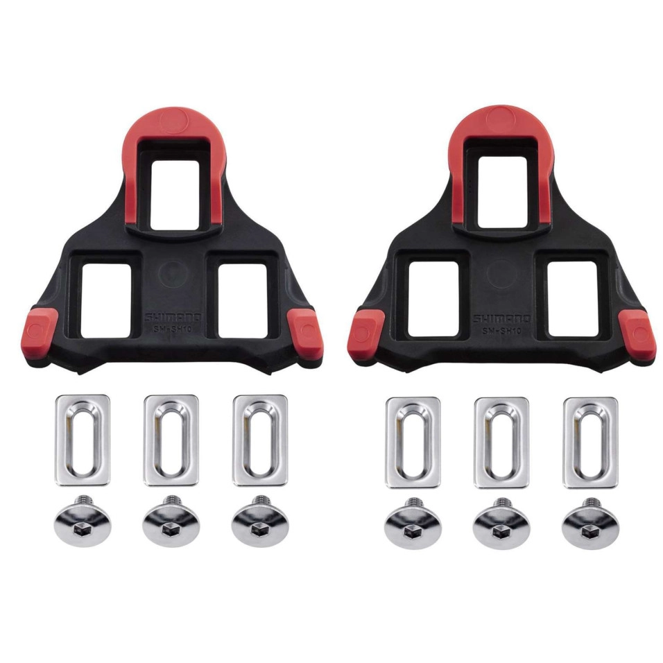 Cales Shimano Vermelles 0 Graus SM-SH10 SPD- SL